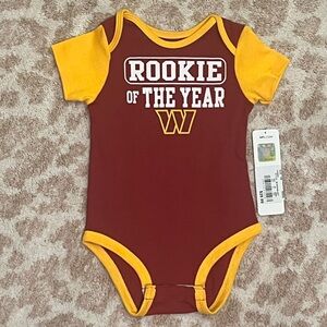 Washington Commanders Baby Onesie NWT (3-6M)